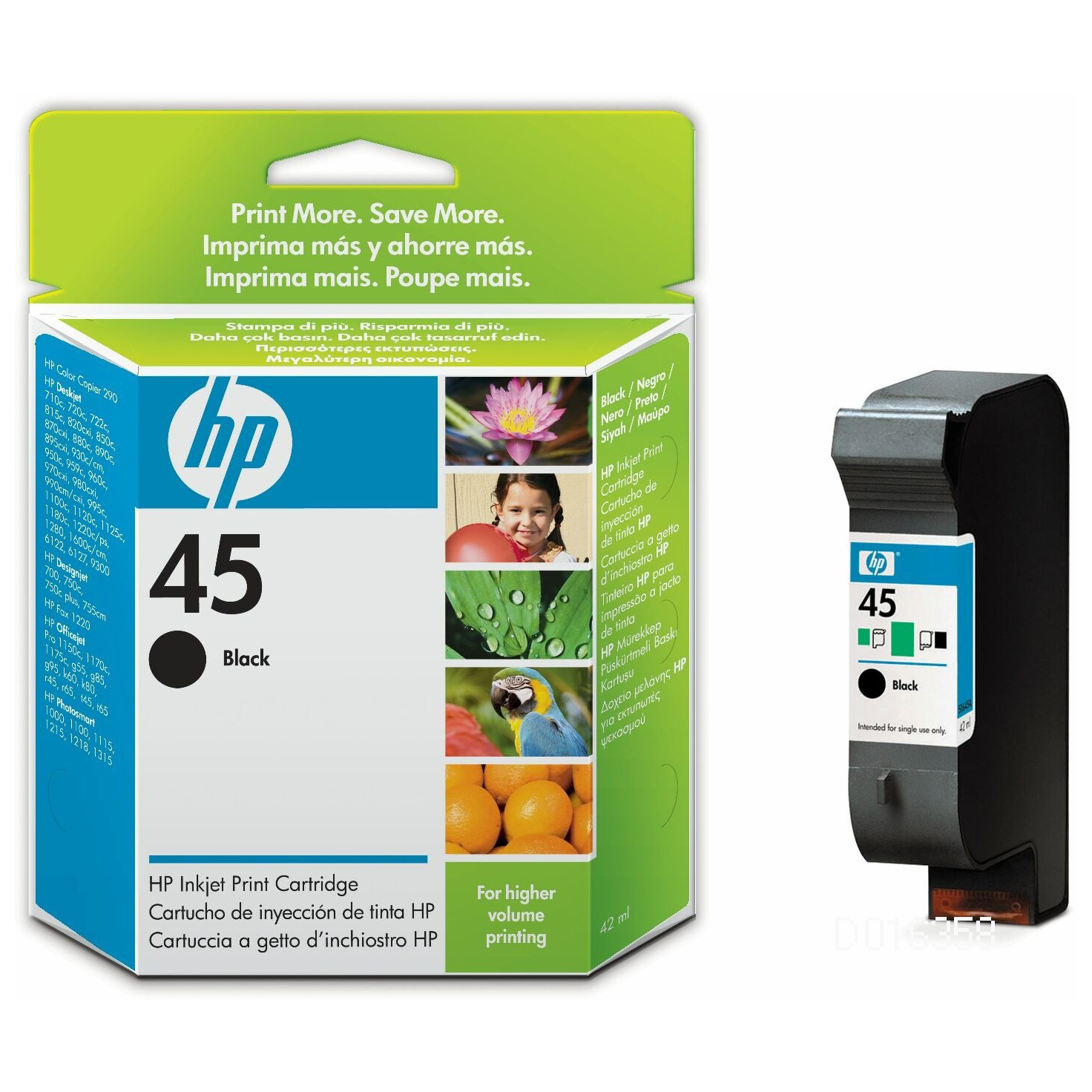 CTR HP DJ/51645A BLK 750C 850C,890
